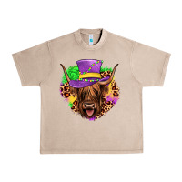 French Oak highland cow mardi gras Urban Heavy Tee - JahusDesignShop