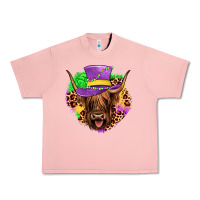 Salmon highland cow mardi gras Urban Heavy Tee - JahusDesignShop