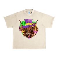 Sandshell highland cow mardi gras Urban Heavy Tee - JahusDesignShop