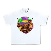 White highland cow mardi gras Urban Heavy Tee - JahusDesignShop