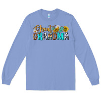 Colony Blue Western Great Grandma Long Sleeve Tee - texasbilliewilder