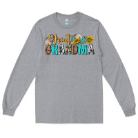 Heather Grey Western Great Grandma Long Sleeve Tee - texasbilliewilder
