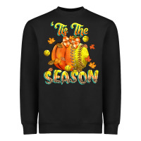 Black its the season softball Heavyweight Sweatshirt - CowGirlArtShop