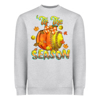 Heather Grey its the season softball Heavyweight Sweatshirt - CowGirlArtShop