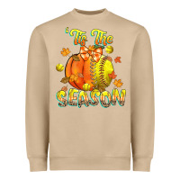 Mushroom its the season softball Heavyweight Sweatshirt - CowGirlArtShop