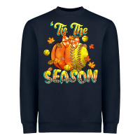Navy its the season softball Heavyweight Sweatshirt - CowGirlArtShop