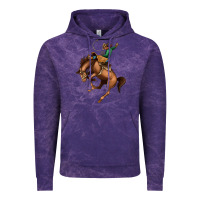 Cloud Purple Bucking Bronco Rodeo Vintage Hoodie - Bettercallsaul