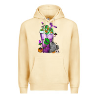 Pina Colada Halloween Cold Drink Frappe With Tombstone Premium Hoodie - FaDigitalArtStudio