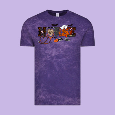 Halloween Nurse Vintage Tee Designed By Ranaportraitstore