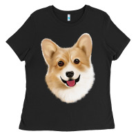 Black Corgi Ladies Tee - Jasminsmagicworld