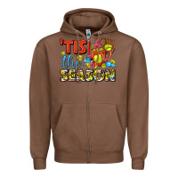 Chestnut tis the season  softball coffee mug Zipper Hoodie - FaDigitalArtStudio