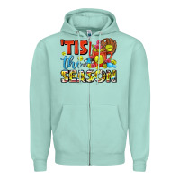 Seafoam tis the season  softball coffee mug Zipper Hoodie - FaDigitalArtStudio