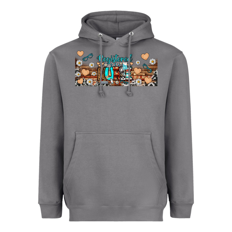 Registered Nurse Libbey Glass Heavyweight Hoodie by BundleAndBundleShop | Teevron