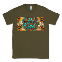 Army Green be kind bees license plate Classic Tee - Artiststas