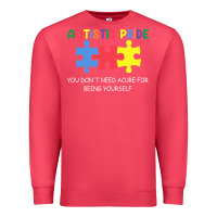 Cardinal Autistic Pride Autism Awareness Premium Sweatshirt - CowhideDigitalArt