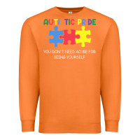 Carrot Autistic Pride Autism Awareness Premium Sweatshirt - CowhideDigitalArt
