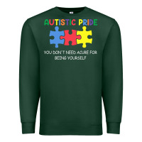 Sports Green Autistic Pride Autism Awareness Premium Sweatshirt - CowhideDigitalArt