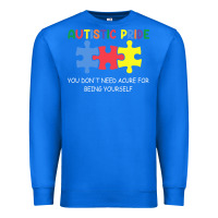 True Royal Autistic Pride Autism Awareness Premium Sweatshirt - CowhideDigitalArt