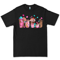 Black nail tech coffee cups Premium Tee - NancyCooperArtShop
