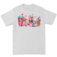 Dove Grey nail tech coffee cups Premium Tee - NancyCooperArtShop