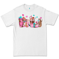 White nail tech coffee cups Premium Tee - NancyCooperArtShop