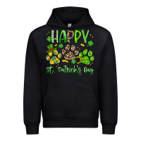 Black happy st. patricks day paws Urban Hoodie - Artiststas