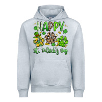 Heather Grey happy st. patricks day paws Urban Hoodie - Artiststas