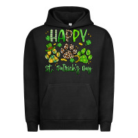 Pigment Black happy st. patricks day paws Urban Hoodie - Artiststas