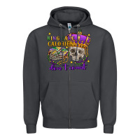 Smoke King cake calories don't count skull Zipper Hoodie - FaDigitalArtStudio