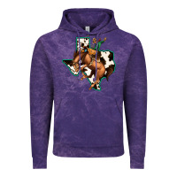 Cloud Purple Cowhide Texas Map Rodeo Cowboy Vintage Hoodie - Bettercallsaul