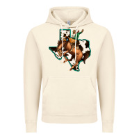 Vintage Artic Cowhide Texas Map Rodeo Cowboy Vintage Hoodie - Bettercallsaul