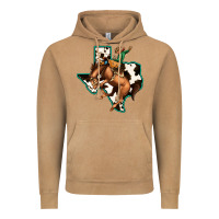 Vintage Camel Cowhide Texas Map Rodeo Cowboy Vintage Hoodie - Bettercallsaul