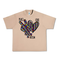 Burro Peace Love Autism Urban Heavy Tee - Bettercallsaul