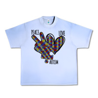 Grape Ice Peace Love Autism Urban Heavy Tee - Bettercallsaul