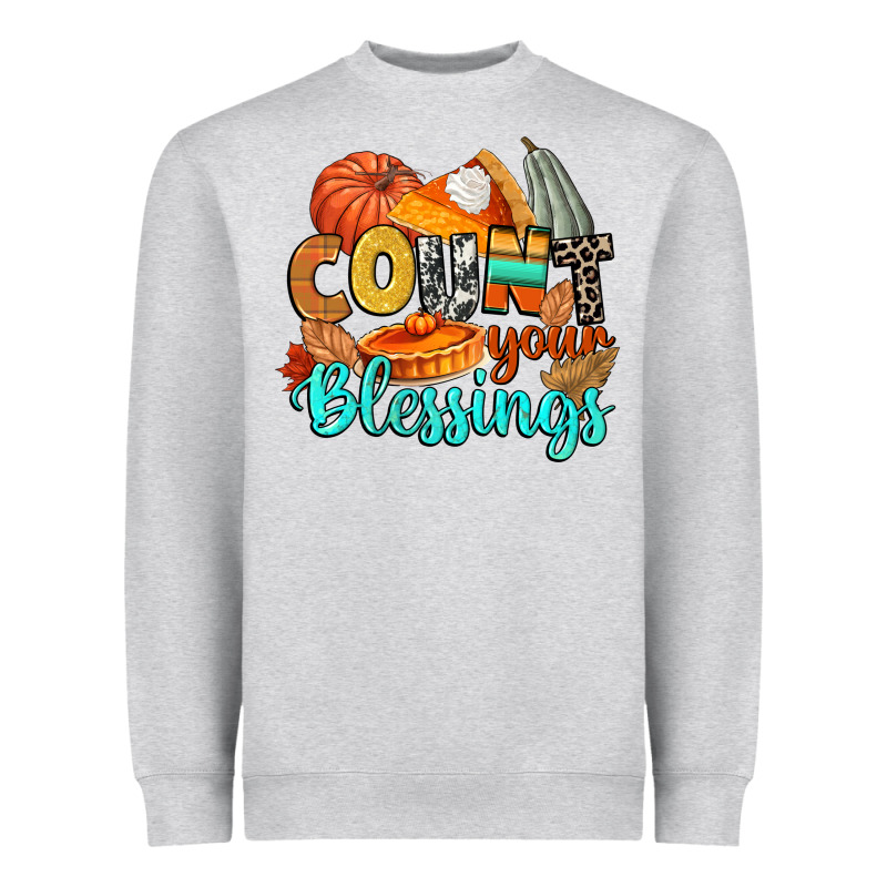 Count Your Blessings Heavyweight Sweatshirt by CowGirlArtShop | Teevron