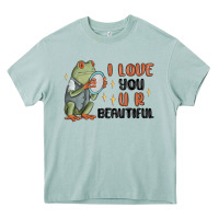 Arona i love you u r beautiful frog Heavy Core Tee - MaliasSmallBusiness