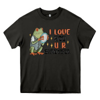 Asphalt i love you u r beautiful frog Heavy Core Tee - MaliasSmallBusiness