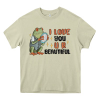 Mossy i love you u r beautiful frog Heavy Core Tee - MaliasSmallBusiness