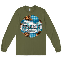 Army Green It's Freezin' Season Long Sleeve Tee - RanaPortraitStore