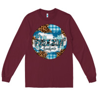 Burgundy It's Freezin' Season Long Sleeve Tee - RanaPortraitStore