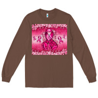 Chestnut Breast Cancer with boxing gloves Long Sleeve Tee - NancyCooperArtShop