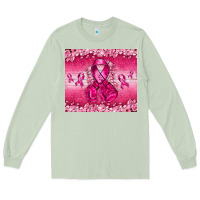 Matcha Breast Cancer with boxing gloves Long Sleeve Tee - NancyCooperArtShop