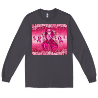 Smoke Breast Cancer with boxing gloves Long Sleeve Tee - NancyCooperArtShop