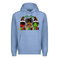 Colony Blue We are black history Premium Hoodie - FaDigitalArtStudio