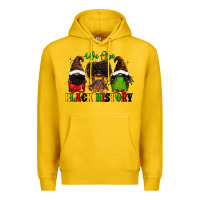 Lemon We are black history Premium Hoodie - FaDigitalArtStudio