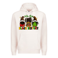 Pale Pink We are black history Premium Hoodie - FaDigitalArtStudio
