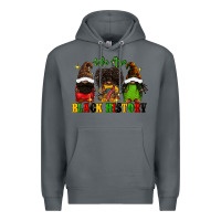 Rock We are black history Premium Hoodie - FaDigitalArtStudio