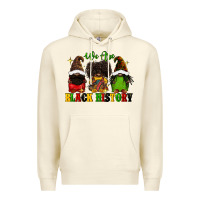 Sandshell We are black history Premium Hoodie - FaDigitalArtStudio