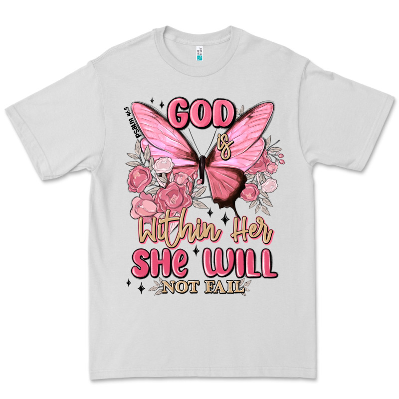 God Is Within Her She Will Not Fail Premium Tee by MaliasSmallBusiness | Teevron