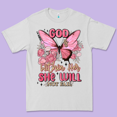 God Is Within Her She Will Not Fail Premium Tee Designed By Maliassmallbusiness